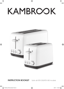 Handleiding Kambrook KTA140WHT Broodrooster