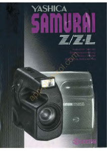 Bruksanvisning Yashica Samurai Z Kamera