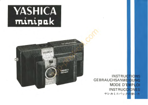 Mode d’emploi Yashica Minipak Camera