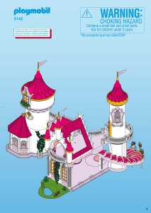 Handleiding Playmobil set 5142 Fairy Tales Prinsessenkasteel
