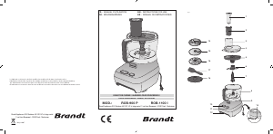 Handleiding Brandt ROB-900P Keukenmachine