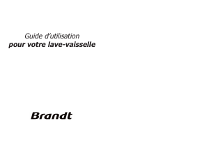 Mode d’emploi Brandt P4510C-2 Lave-vaisselle