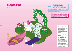 Handleiding Playmobil set 5456 Fairy Tales Jubileumset prinsesseneiland met romantische gondel