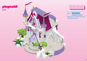 Bruksanvisning Playmobil set 5474 Fairy Tales Kristallslottet