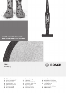 Brugsanvisning Bosch BBH21633 Readyyy Støvsuger