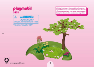 Handleiding Playmobil set 5478 Fairy Tales Koningskinderen met pegasus en veulen