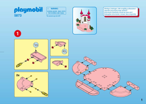 Manual Playmobil set 5873 Fairy Tales Fairytale castle