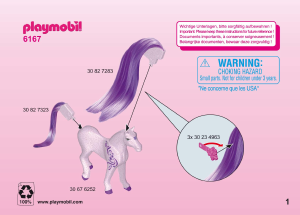 Handleiding Playmobil set 6167 Fairy Tales Prinses Viola met paard om te verzorgen