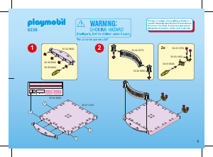 Manuale Playmobil set 6236 Fairy Tales Ampliamento per castello