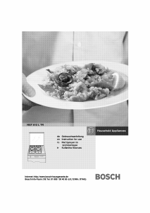 Manual Bosch NGT612LTR Hob