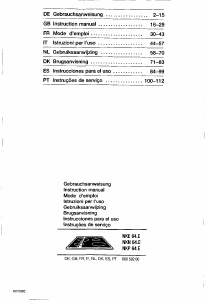 Handleiding Bosch NKN644E Kookplaat