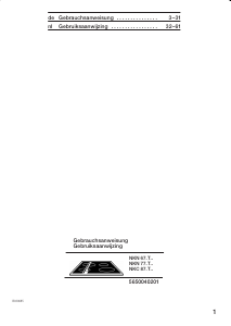 Handleiding Bosch NKN677T01 Kookplaat