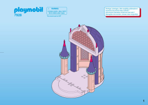 Bruksanvisning Playmobil set 7928 Fairy Tales Saga pavillion