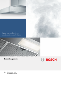 Bedienungsanleitung Bosch DWK098E61 Dunstabzugshaube