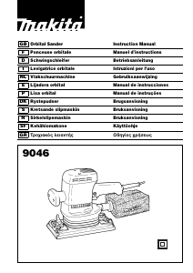 Bruksanvisning Makita 9046 Planslip