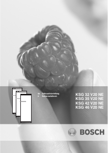 Kullanım kılavuzu Bosch KSG32V20NE Buzdolabı