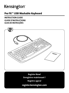 Bruksanvisning Kensington K64407US Pro Fit USB Tangentbord