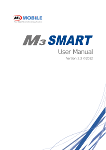 Handleiding M3 Mobile Smart Mobiele telefoon