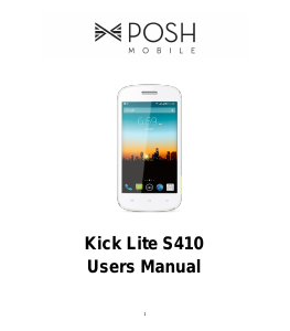 Handleiding Posh S410 Kick Lite Mobiele telefoon