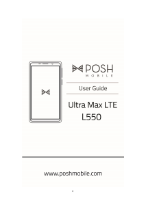 Handleiding Posh L550 Max LTE Mobiele telefoon