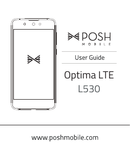 Handleiding Posh L530 Optima LTE Mobiele telefoon