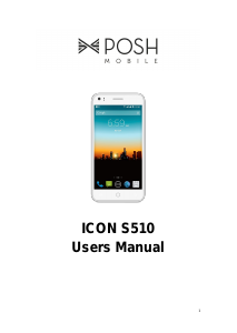 Handleiding Posh S510 Icon Mobiele telefoon