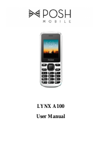 Handleiding Posh A100 Lynx Mobiele telefoon