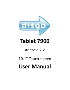 Bruksanvisning Disgo 7900 Tablet