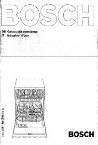 Bedienungsanleitung Bosch SGU5916II Geschirrspüler