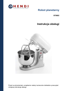 Instrukcja Hendi 975602 Robot planetarny
