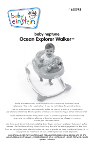 Handleiding Baby Einstein 60098 Ocean Explorer Baby Neptune Loopwagen