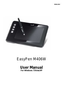Bruksanvisning Genius EasyPen M406W Ritplatta