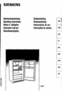 Manuale Siemens KU14N81 Frigorifero