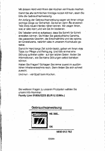 Bedienungsanleitung Siemens HE38E24 Herd