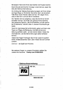 Bedienungsanleitung Siemens HE13154 Herd