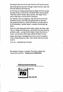 Bedienungsanleitung Siemens HE13724 Herd
