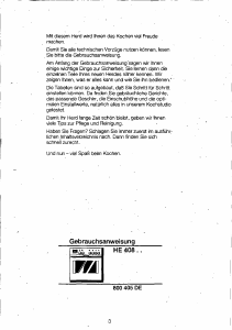 Bedienungsanleitung Siemens HE13841 Herd