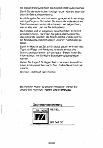 Bedienungsanleitung Siemens HE13955 Herd