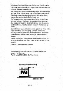 Bedienungsanleitung Siemens HE15044 Herd
