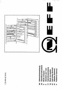 Manuale Neff K1604X2 Frigorifero