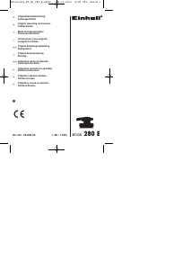Bedienungsanleitung Einhell BT-OS 280 E Schwingschleifer