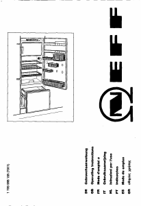 Manual Neff K5745X0 Frigorífico combinado