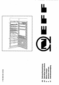 Manuale Neff K8514X1FF Frigorifero-congelatore