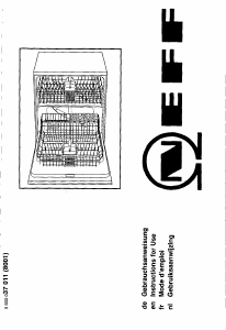 Mode d’emploi Neff S4459N1 Lave-vaisselle
