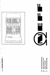Manual Neff S5456X1GB Dishwasher