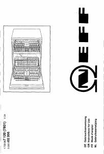 Mode d’emploi Neff S5549X0 Lave-vaisselle
