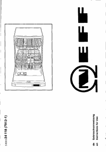 Bruksanvisning Neff S6409N0 Diskmaskin