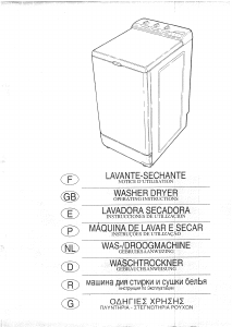 Manual Brandt WDB1201 Washer-Dryer