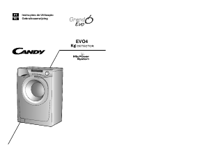 Manual Candy GrandO EVO 4 Máquina de lavar roupa