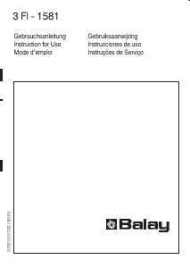 Manual Balay 3FI1581 Refrigerator